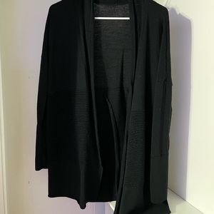 Lululemon Womens Black Cardigan- Size Small